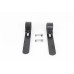 V-Twin Black Oxide 1-1/4  Exhaust  P  Clamp Set 31-0376