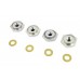 V-Twin Knuckle Nut Set Cadmium Plated 3190-4