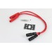 V-Twin Accel 8mm S/S Spiral Core Ignition Wire Set Red 32-9164