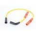 V-Twin Accel 8mm S/S Spiral Core Ignition Wire Set Yellow 32-9169
