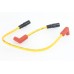 V-Twin Accel 8mm S/S Spiral Core Ignition Wire Set Yellow 32-9173