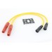 V-Twin Accel 8mm S/S Spiral Core Ignition Wire Set Yellow 32-9185