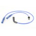 V-Twin Accel 8mm S/S Spiral Core Ignition Wire Set Blue 32-9187