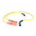 V-Twin Accel 8mm S/S Spiral Core Ignition Wire Set Yellow 32-9189