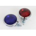 V-Twin Red and Blue Police Spotlamp Set 33-1558