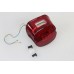 V-Twin Red Lens Tail Lamp with LED Turn Signals 33-1640