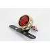 V-Twin LED Round Tail Lamp Assembly Brass 33-1662