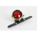 V-Twin LED Round Tail Lamp Assembly Brass 33-1662