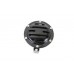 V-Twin Slotted Style 12 Volt Horn Black 33-1775