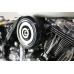 V-Twin 8  Round Air Cleaner Kit Black 34-0262