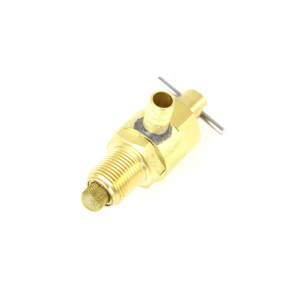 For Vintage Motorcycle Brass Petcock Fuel Tap Valve G1/4 18