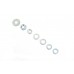 V-Twin Spring Fork Nut and Washer Kit Zicad Plated 37-1872