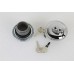 V-Twin Keyed Gas Cap Set Vented and Non-Vented Chrome 38-0651