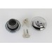 V-Twin Keyed Gas Cap Set Vented and Non-Vented Chrome 38-0651