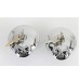 V-Twin Keyed Gas Cap Set Vented and Non-Vented Chrome 38-0651