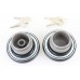 V-Twin Keyed Gas Cap Set Vented and Non-Vented Black 38-0652