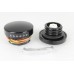 V-Twin Black LED Smooth Style Fuel Gauge and Filler Cap Set 38-0992