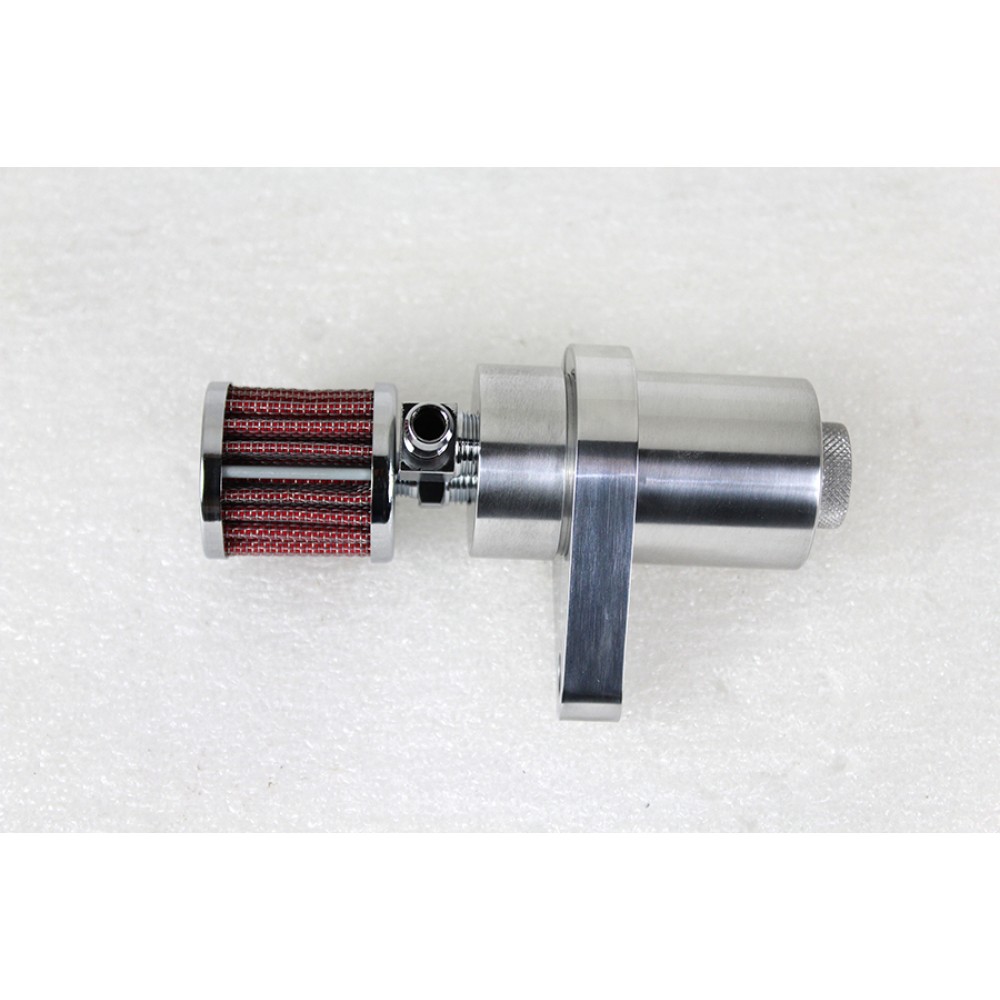VTwin Polished Engine Breather Oil Collector 400568 Vital VTwin Cycles