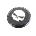 V-Twin Black 6 Hole Skull Derby Cover 42-0266