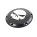 V-Twin Black 6 Hole Skull Derby Cover 42-0266