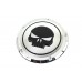 V-Twin Chrome 5 Hole Skull Derby Cover 42-0269