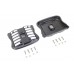 V-Twin Black Accent XL Rocker Box Cover Set 42-1220