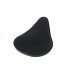 V-Twin Black Suede Solo Seat Small Pan 47-1552