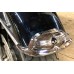 V-Twin Skull Front Fender Tip Chrome 50-0382