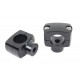 V-Twin 1-1/4  Shorty Riser Set Black 25-2232