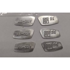 V-Twin 1948-1957 Neck Hallmark Number Plate Set 51-0071