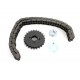 V-Twin 23 Tooth Spline Sprocket and Chain Kit 19-0950