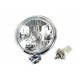 V-Twin 5-3/4  Bates Style 6 Volt LED Headlamp Chrome 33-2355