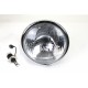 V-Twin 6-1/2  Spring Fork H-4/LED Headlamp Unit Black 33-1785