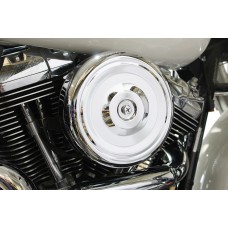 V-Twin 8  Round Air Cleaner Kit Chrome 34-0265