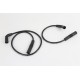 V-Twin Accel 8mm S/S Spiral Core Ignition Wire Set Black 32-9186