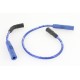 V-Twin Accel 8mm S/S Spiral Core Ignition Wire Set Blue 32-9167