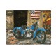 V-Twin At Your Service Tin Sign 48-0209