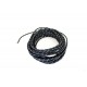 V-Twin Black 25' Cloth Covered Wire with White Tracer 32-1720