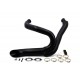 V-Twin Black Wyatt Gatling 2 into 1 Exhaust Pipe Header Kit 30-0773