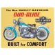 V-Twin Built for Comfort Die Cut Tin Sign 48-0216
