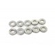 V-Twin Cadmium Flat Washers 1/8  Inner Diameter 37-0094