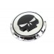 V-Twin Chrome 6 Hole Skull Derby Cover 42-0265