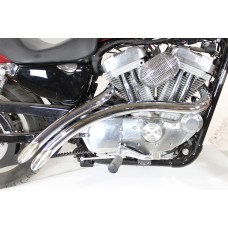 V-Twin Curved Radius Exhaust Header Set Chrome 30-0004