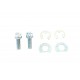 V-Twin Exhaust Pipe Locking Bolt Mounting Kit Zinc 3254-6