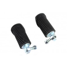 V-Twin FXR Driver Footpeg Set Zinc Plated 27-1821