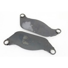 V-Twin Gas Tank Front Bracket Set Raw Steel 38-1136