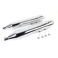 V-Twin Grenade Muffler Set Chrome 30-1618