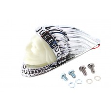 V-Twin Indian Head Fender Ornament Chrome 33-1943