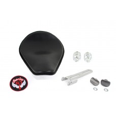 V-Twin Indian Larry Style Solo Seat Kit Black 47-1949