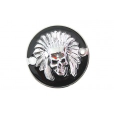 V-Twin Indian Skull Point Cover Black 42-0277